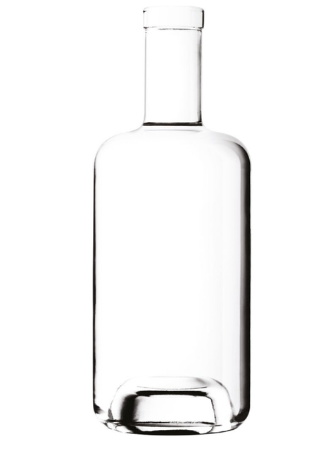 Sichere Siebdruck-Spirituosenflasche für Gin 750 ml