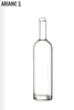 750 ml Glasflasche für Wodka