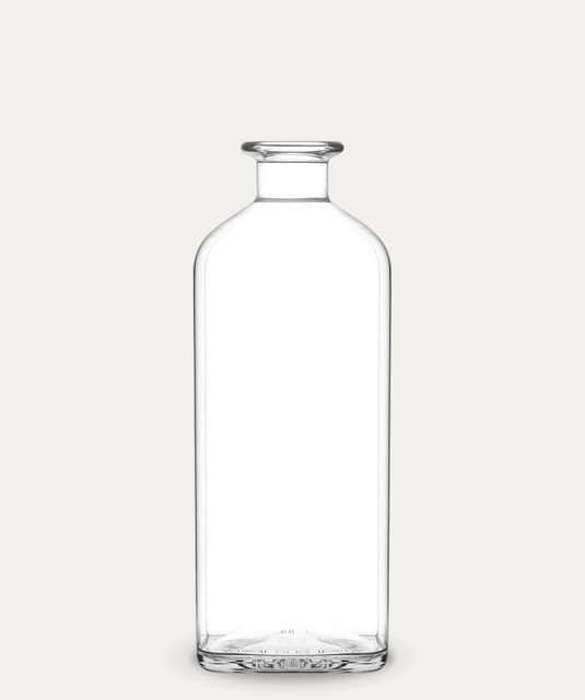 750 ml Glasflasche für Whiskey, Gin, Vokda